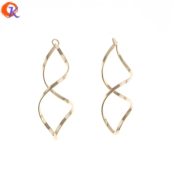 

Cordial Design 50Pcs 20*64mm Earring Findings/Hand Made/Hollow Spiral Drop/Earring Parts/Jewelry Making/Jewelry Accessories