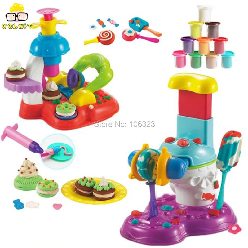 

New Perfect Butter Cookies/Lovely Pop Ice Cream Maker Choi Clay, Pretend Play Dough, Modeling Play Set Preschool Toys, Non-toxic
