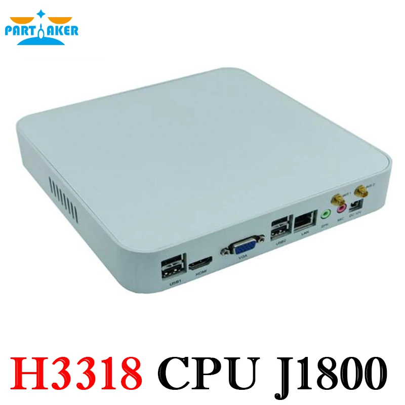  Cheapest Fanless or fan mini pc with Intel Celeron J1800 Processor 