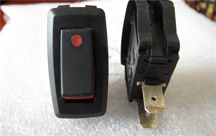 

Original new 100% US import CG series rocker power switch 2pin 2gear warping rocker arm rocker switch 15A 125VAC 10A250VAC