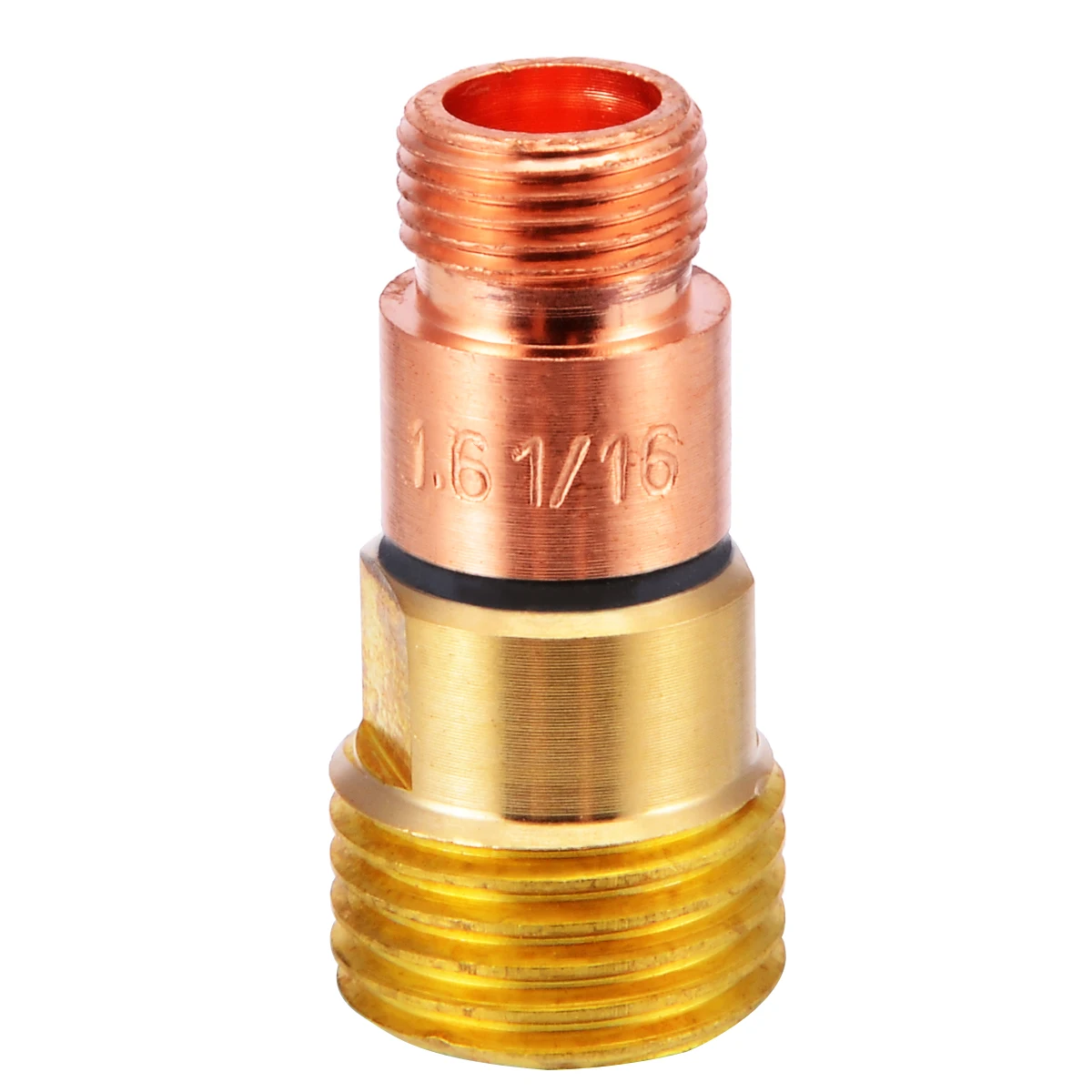 5Pcs TIG Gas Lens Kit Welding Torch Stubby Cup Gas Collet Body Lens Kit Fit WP-17 WP-18 WP-26 TIG Welding Torch