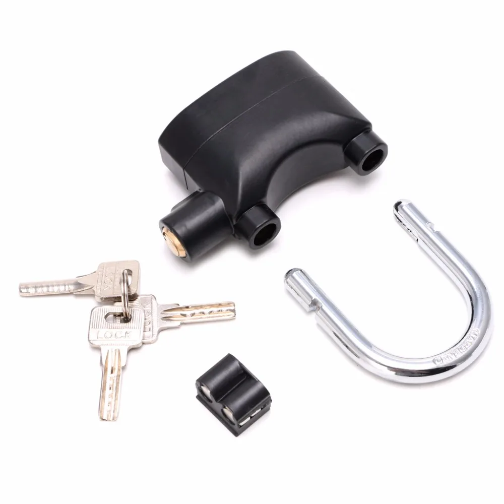 Водонепроницаемый замок сирена для мотоцикла велосипеда с коротким светом|lock for
