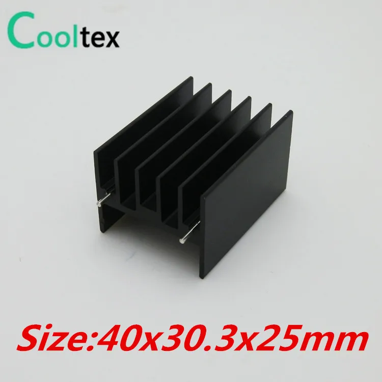 

50pcs/lot 40x30.3x25mm TO220 TO-220 heatsink heat sink radiator for L298N LM7805