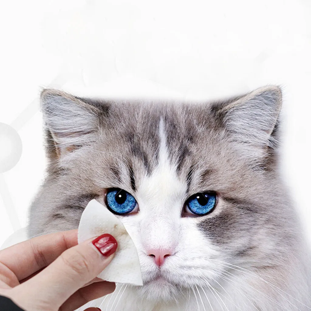 Dog Eyes cleaner liquid Pet Cat Dog Remove Tear Mark Artifact Eye Cleaning Pet Wet Paper Towel d90611