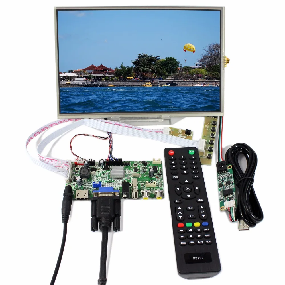

HD MI VGA AV Audio плата ЖК-контроллера с USB 10,1 "B101EW05 1280x800 Touch LCD