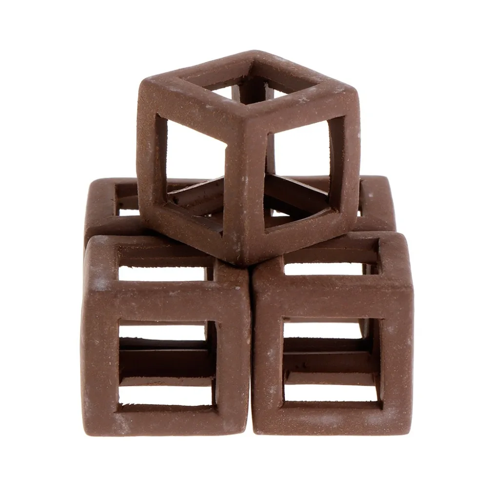 

New 5pcs Aquarium Reef Ceramic House Shelter For Small Shrimp Fish APR11