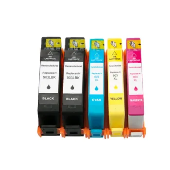 

YLC 5PK 903XL Compatible For HP 903XL Ink Cartridge for HP OfficeJet 6968 6950 6960 6970 6971 6974 6975 6961 6963 printer