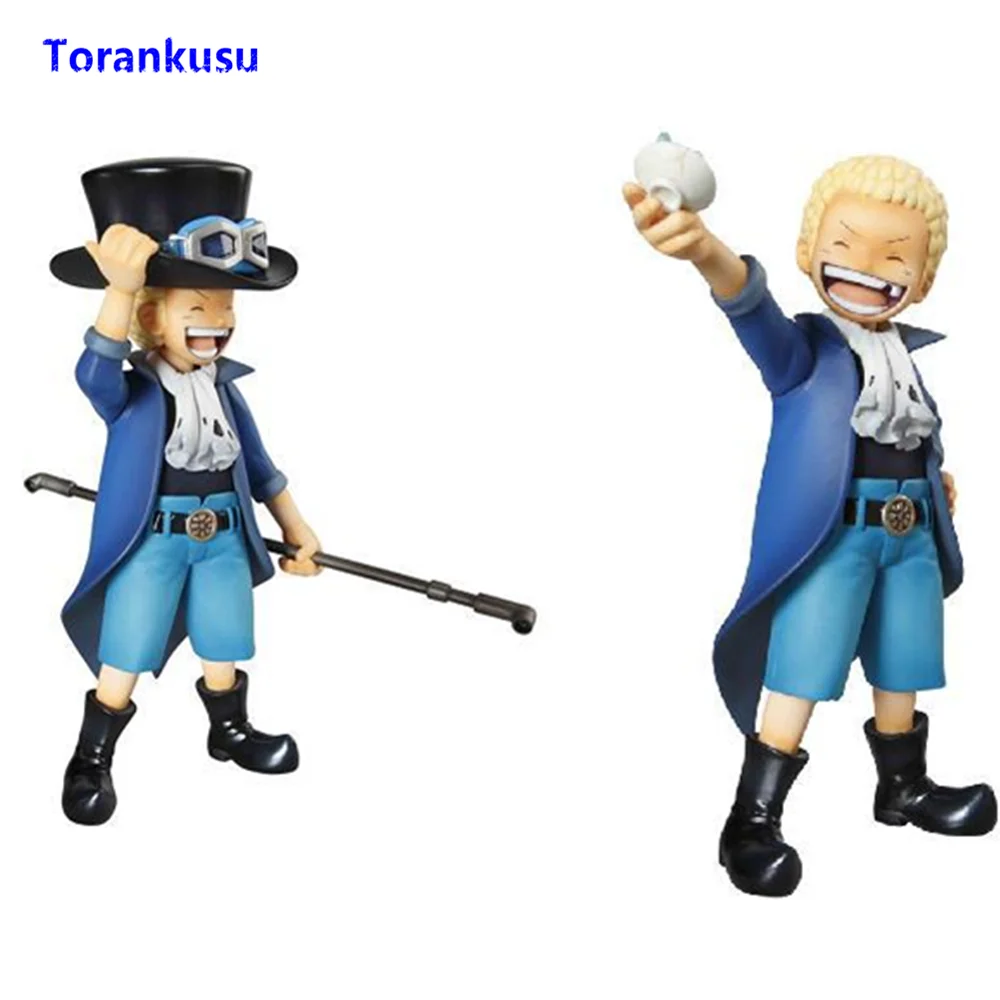 One Piece Figura Sabo Figure Childhood Ver. Kawaii Figurine PVC Figma Doll Hot Toys For Children Gift Collectible Toy Model XP