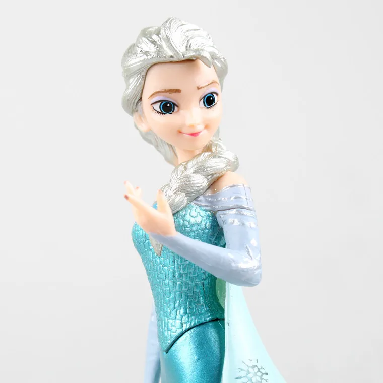 Disney frozen 14.5cm Queen Elsa Anna action figure Model Anime Doll Decoration PVC Collection Figurine Toys model for children