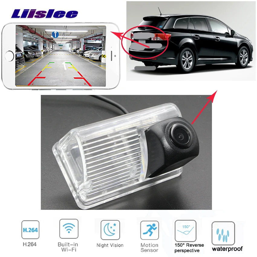 

LiisLee wireless Car camera For Toyota Corolla EX E120 E130 2000~2013 9TH For Toyota Corolla EX Car CCD Night Vision Backup