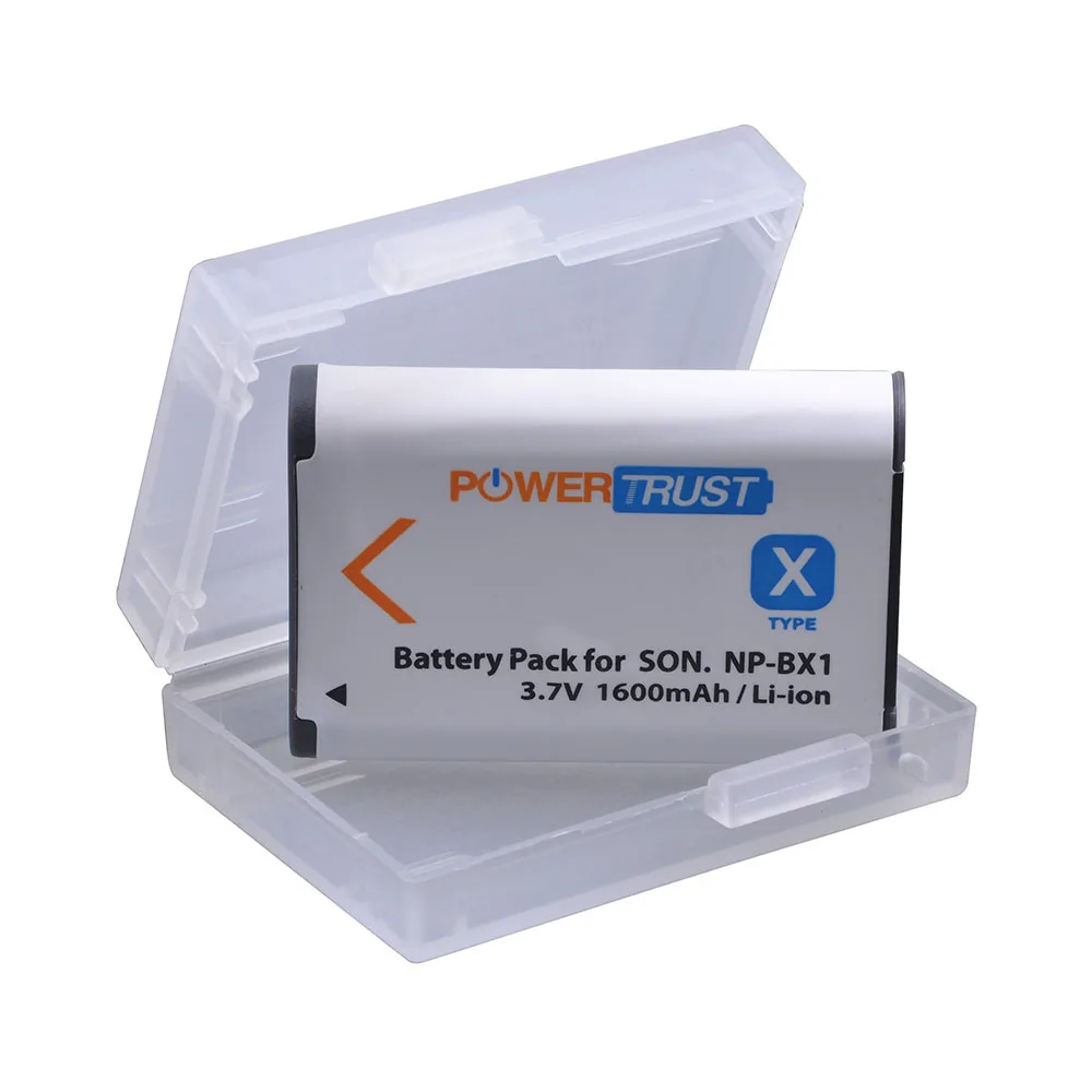 PowerTrust NP-BX1 NPBX1 акумуляторная батарея+ светодиодный 3 слота USB Зарядное устройство для sony комплектующие фотоаппарата sony DSC RX1 RX100 AS100V M3 M2 HX300 HX400 HX50 HX60 GWP88 AS15 - Цвет: 1 battery