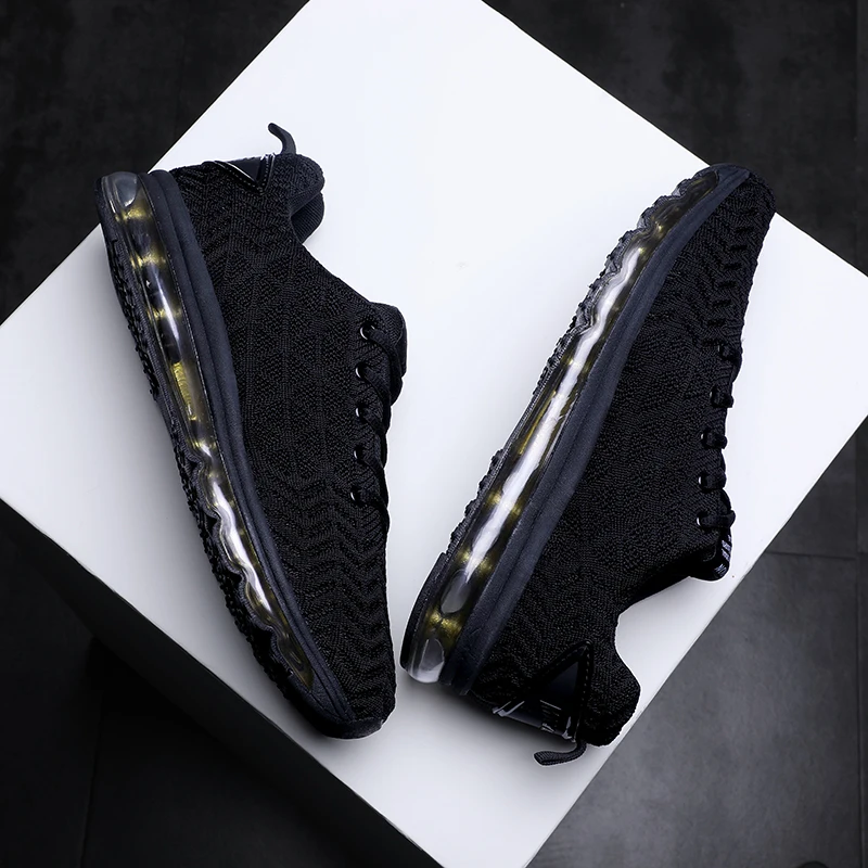 

men's running shoes breathable mesh sneakers for outdoor jogging walking athletic shoes sports shoes for men Air cushion sole