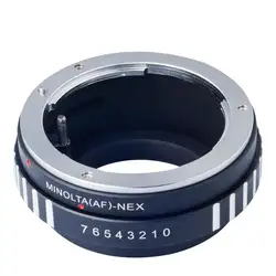 Minolta AF объектива до E mount nex переходное кольцо для Alpha NEX-3 NEX-5 NEX7 nex6 5r F3 NEX-VG10