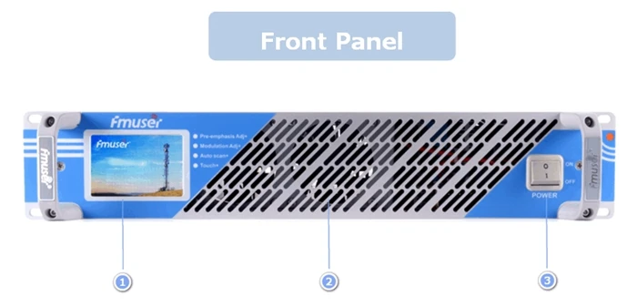 FSN-1000C DSP 1000 W 1KW fm-радиопередатчик и DV2 антенна комплект для радиостанции