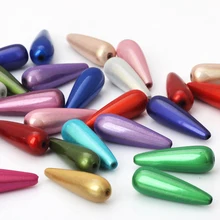Olingart 30mm 15 pçs/lote cor misturada acrílico fantasia grande gota forma espaçador grânulo bubblegum diy brinco/pulseira jóias fazendo