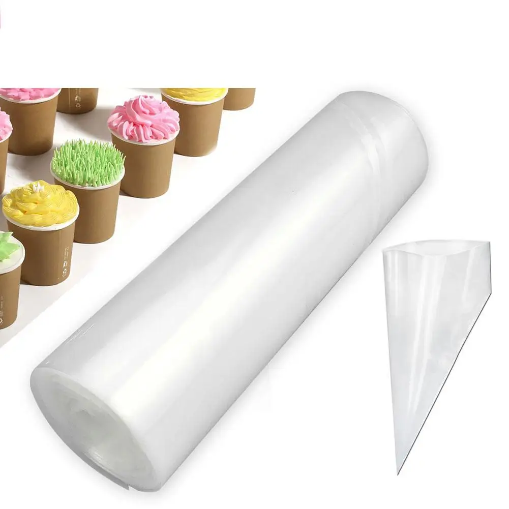 

50pcs Reusable Disposable Pastry Bag Kitchen Icing Cream Fondant Piping Cake Cupcake Decorating Bag Baking Tools