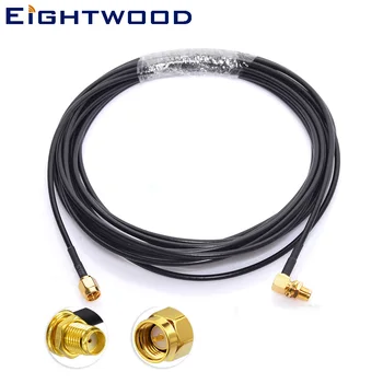 

Eightwood Conversion DAB/DAB+ Car Radio Aerial RG174 Extension Cable SMA RF Adapter Male to Female Connector for Dual DAB CAR1