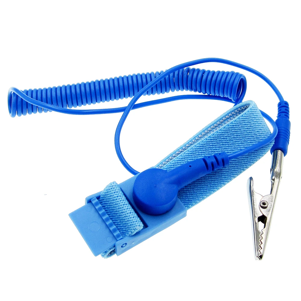 

Cordless Wireless Clip Antistatic Anti Static ESD Wristband Wrist Strap Discharge Cables For Electrician IC PLCC worke