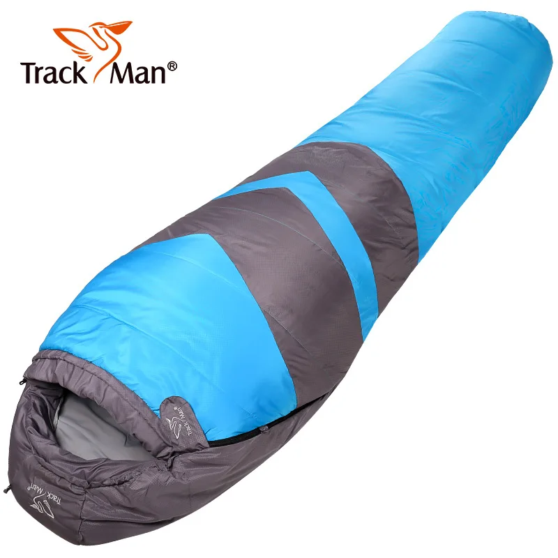 

Camping Sleeping Bag With collar 215*80cm Mummy Cotton Spring Autumn Hiking Sleeping Bags Camping Outdoor Equipment