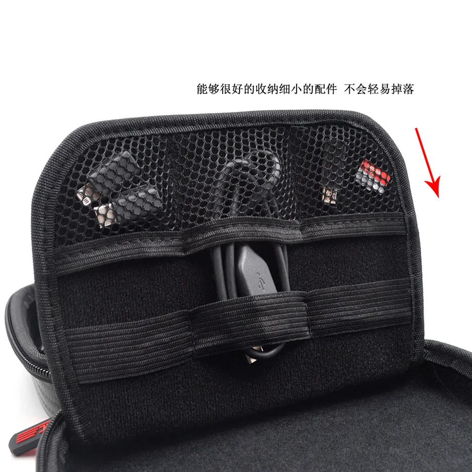 PU Carbon Grain Storage Bag For DJI OSMO Pocket Portable Travel Carry Case Cover For OSMO Pocket Accessories Protective Handbag-16