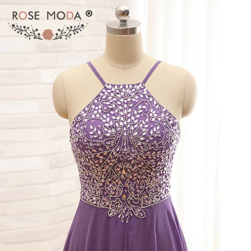purple prom dressd