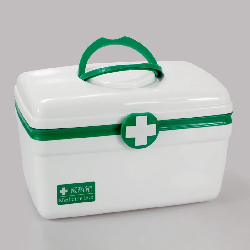 

Multilayer Medicine Storage Box Emergency First Aid Kit Outdoor Waterproof Portable Pill Box Medicine Organizer Container