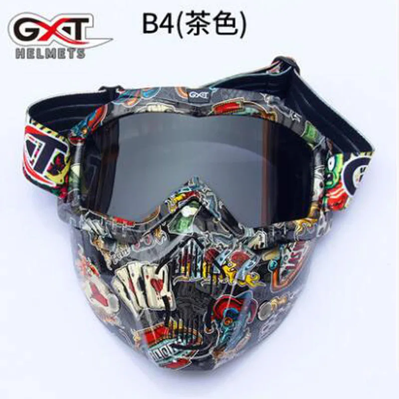 GXT беговые очки ветрозащитные песочные очки для верховой езды Ретро популярная Ветрозащитная маска для глаз мотоциклетный шлем маска очки - Цвет: 8