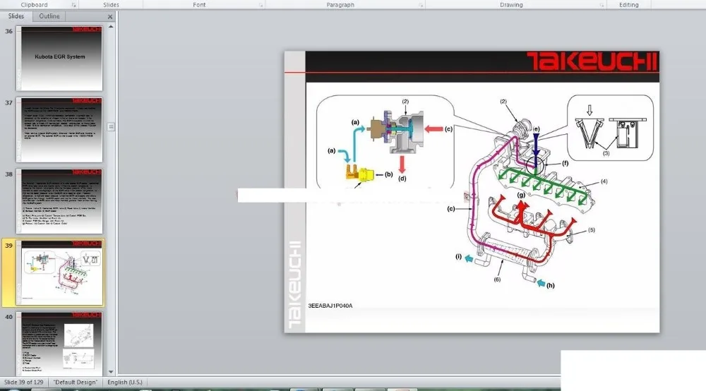 Takeuchi tl140 service manual