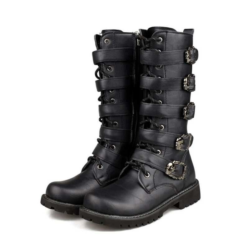 buckle moto boots