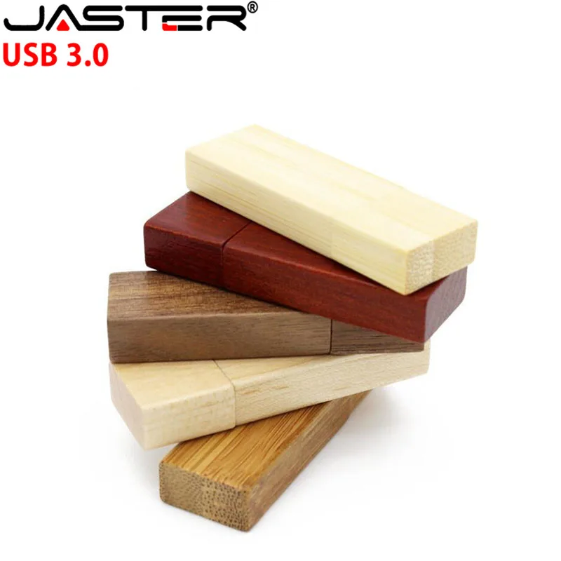

JASTER USB 3.0 Custom LOGO Wooden memory Stick usb flash drive pen drive pendrive 4gb 8gb 16gb 32GB 64GB U disk wedding gift