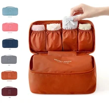 Модная Косметика сумка для женщин Девушка Портативный короб для нижнего белья бюстгальтеров сумка для косметики Сумка водонепроницаемая