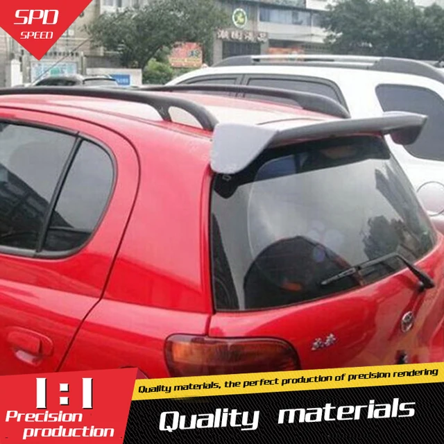 Untuk Toyota Yaris Spoiler ABS Bahan Warna Primer Rear 
