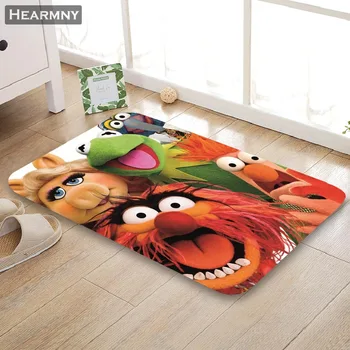 

Custom Muppets Doormat Floor/Bath/Kitchen/Beach Mat Flannel Sponge Fabric 3D Printed Shaggy Decoration For Bedroom