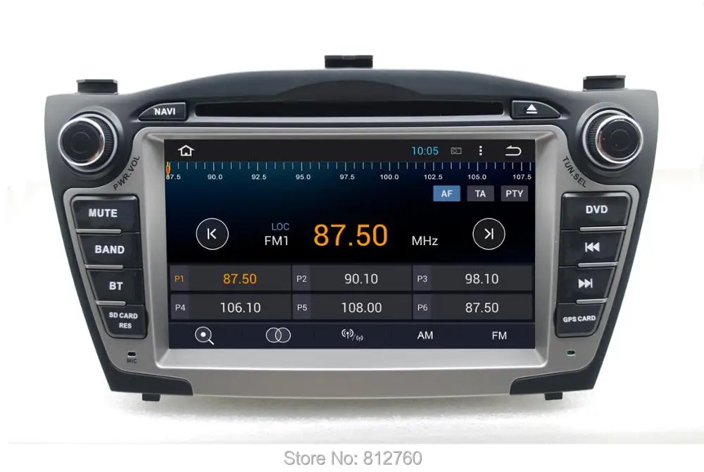 Sale Octa core 2G RAM Android 8.1 Car dvd player gps for Hyundai IX35 Tucson 2010-2013 car radio stereo bluetooth multimedia player 0