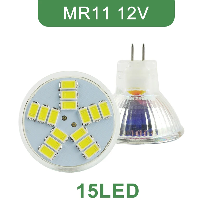 Kaguyahime MR16 светодиодный 12 V MR11 прожектор 220 V 6 W SMD 2835 Лампы светодиодный лампада Светодиодный прожектор светодиодные украшения ампулы теплый белый холодный белый - Испускаемый цвет: MR11 DC 12V