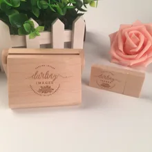 Свадебный Подарочный деревянный флэш-накопитель. Персонализация «сделай сам» Логотип, USB 2,0 флэш-накопитель