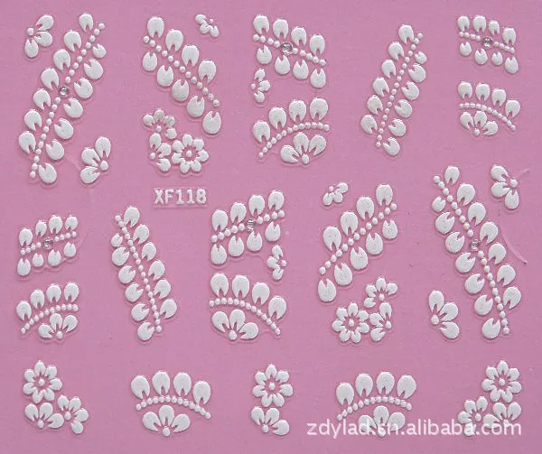 3D Цветочный дизайн переводные наклейки для ногтей переводные наклейки для девушек и женщин инструменты для маникюра обертывания ногтей наклейки XF150
