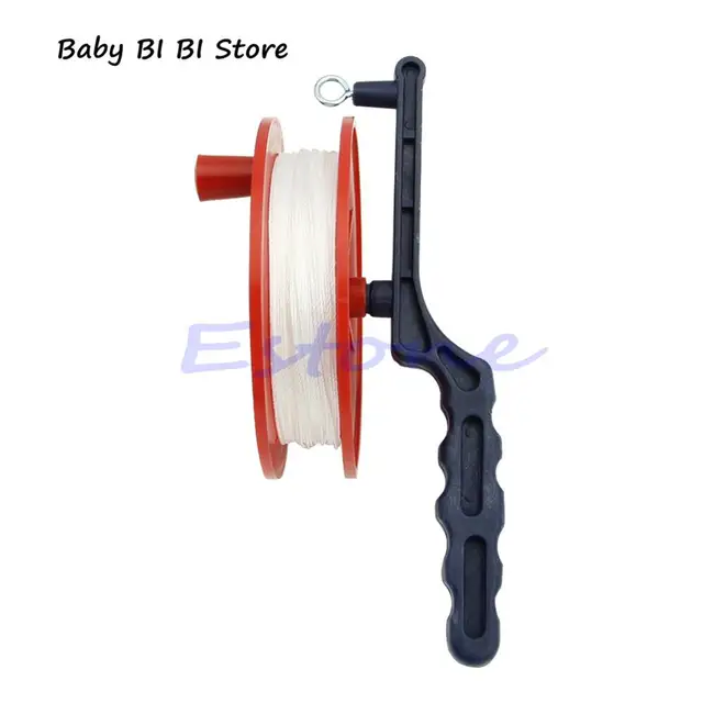 Outdoor Ball Bearing Wheel Kite Winder Tool Reel Handle Line String 60M Winder 1