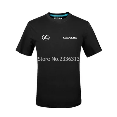 

men and women tooling short-sleeved 4s shop work clothes Lexus logo T-shirt custom club cotton car standard half-sleeves T shirt