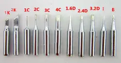 2 предмета Паяльная Жало 900M-T-I 900M-T-K SK я б 2 3 4C 1,2 1,6 2,4 3.2D для 936 паяльная гладить станции