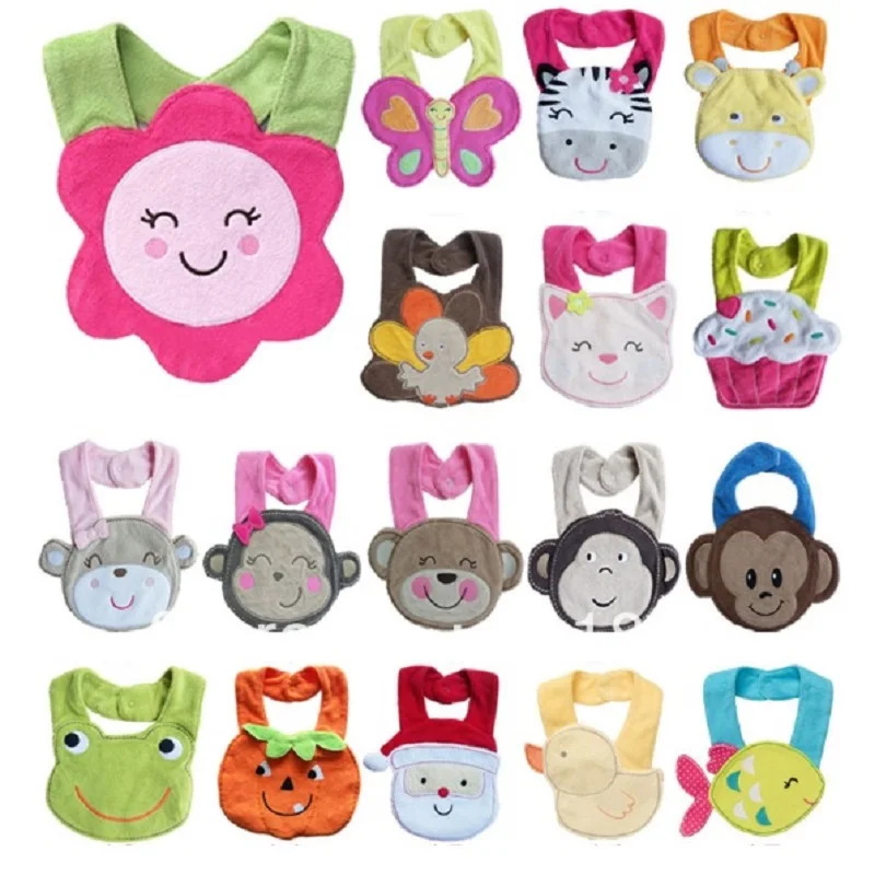 Hot Sell Baby Towel Terry Baby Bibs towels Brand newborn Burp Cloths