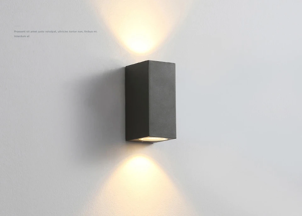 Details about   Aluminum Wall Lamps LED Simple Modern White Frame Home Decors And Serenity Light 