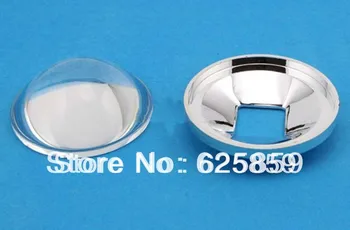 

78mm Transparent Led Optical Glass Lens Reflector 5-90 Degree + 82mm Lens Holder for High Power LED Lamp Light