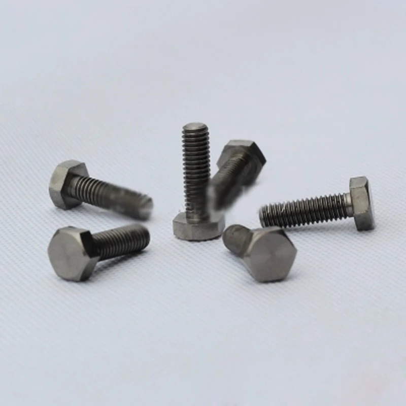 2 stks M10 Hex Titanium Bouten Outer Hexagon Socket TA2 Pure Ti