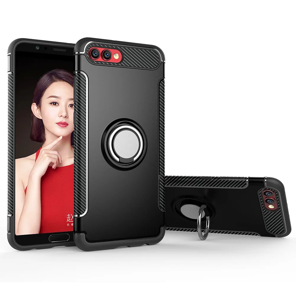 Для Huawei Honor View 10 чехол Роскошный Гибридный Силиконовый ПК Прочный бронированный