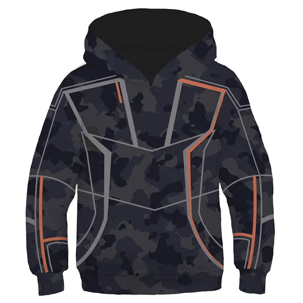 

Avengers 3 Infinity War Iron Man Tony Stark Hoodie Sweatshirt for Kids 3D Print Hoodies Boys Streetwear Casual Hooded Pullover