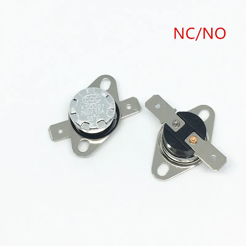 

Thermostat Switch 40 45 50 55 60 65 70 75 80 DegC NC Normally Close Ceramic Thermal Sensor Temperature Switches KSD301 10A 250V