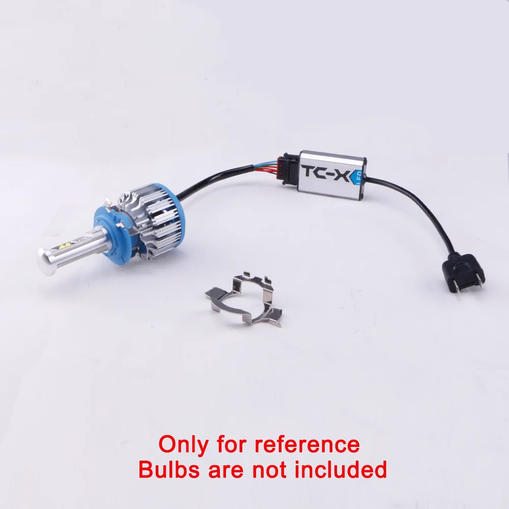 For Qashqai Regal Lacrosse Excelle GT New Sagitar Magotan Bora A3 A4L A6L FRV X5 2PCS H7 LED Headlight Bulbs Adapter Base Holder