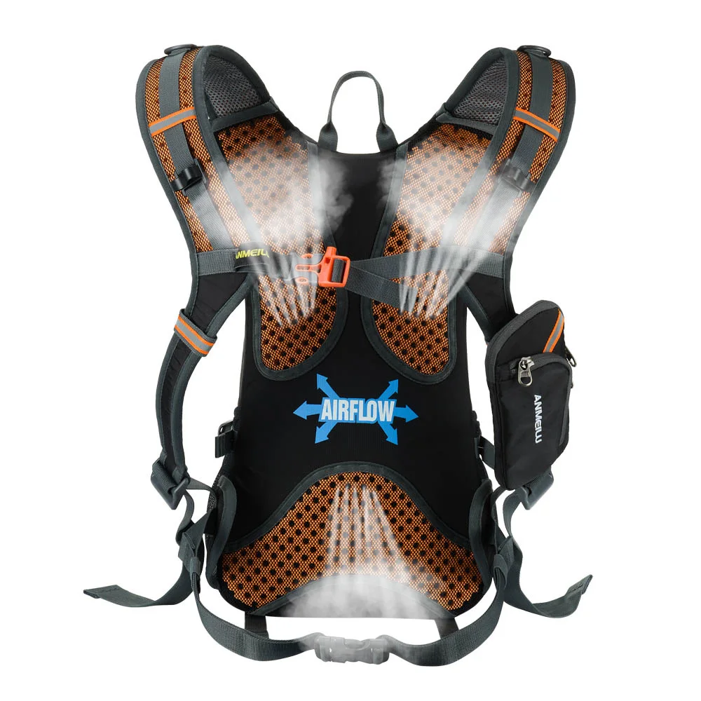 18L мужские и женские сумки для активного отдыха, рюкзак для альпинизма, рюкзак для езды на велосипеде, походный спортивный рюкзак, гидратационная сумка для воды+ дождевик