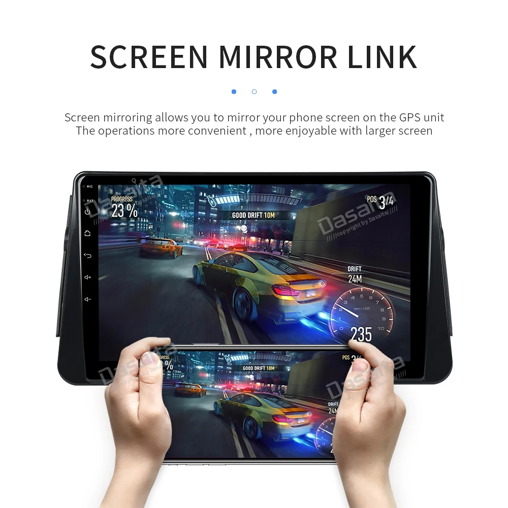 Top Dasaita Android 9.0 Car Radio for Nissan Kicks Micra 2014 2015 2016 2017 Autoandroid Multimedia Player with 10.2" IPS Screen 17